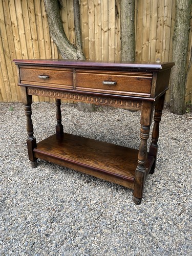 Vintage turned oak arts and - vintage,