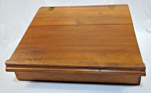Antique slant top tabletop - antique,