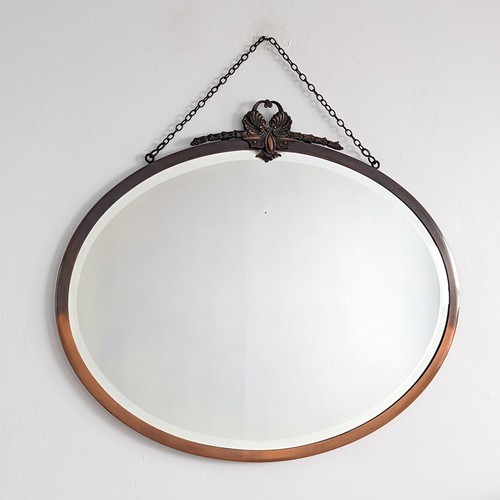 Arts and crafts copper mirror - crafts,